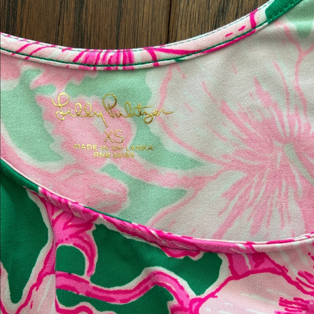 Lilly Pulitzer Pajamas Multi Palm Beach Coral - Picture 14 of 16
